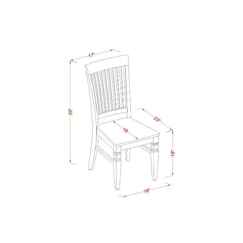 Ensemble table à manger rectangulaire HomeStock avec 4/6 chaises
