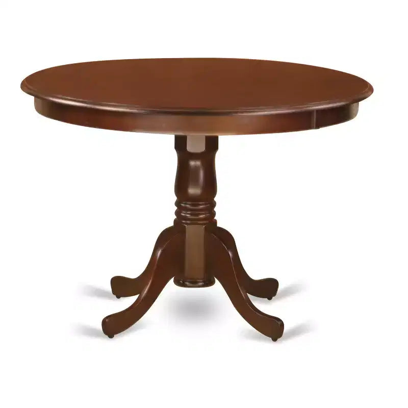 Ensemble de table à manger ronde sur pied de 42 pouces HomeStock avec chaises