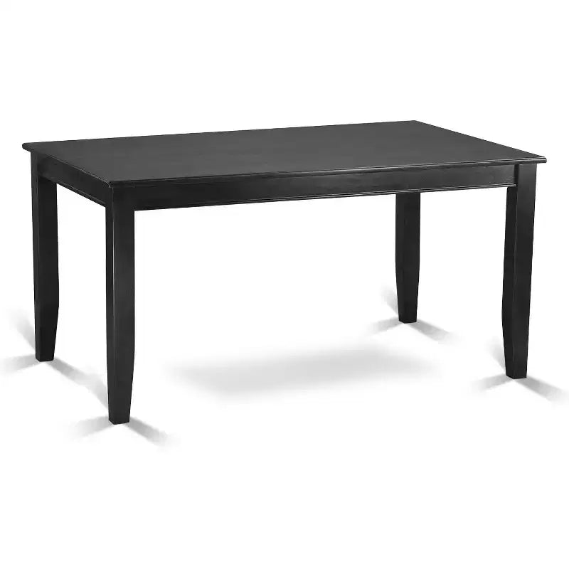HomeStock Belmont – Ensemble de salle à manger formel – Table et chaises de salle à manger, noir