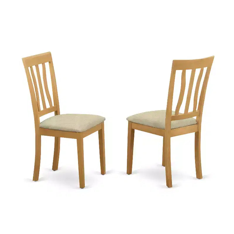 HomeStock Belmont – Ensemble dinette de cuisine, table et chaises de salle à manger, chêne