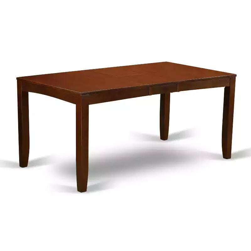 Ensemble de salle à manger HomeStock Belmont - Table avec rallonge de 30 cm (12 po) et chaises de coin-repas, expresso