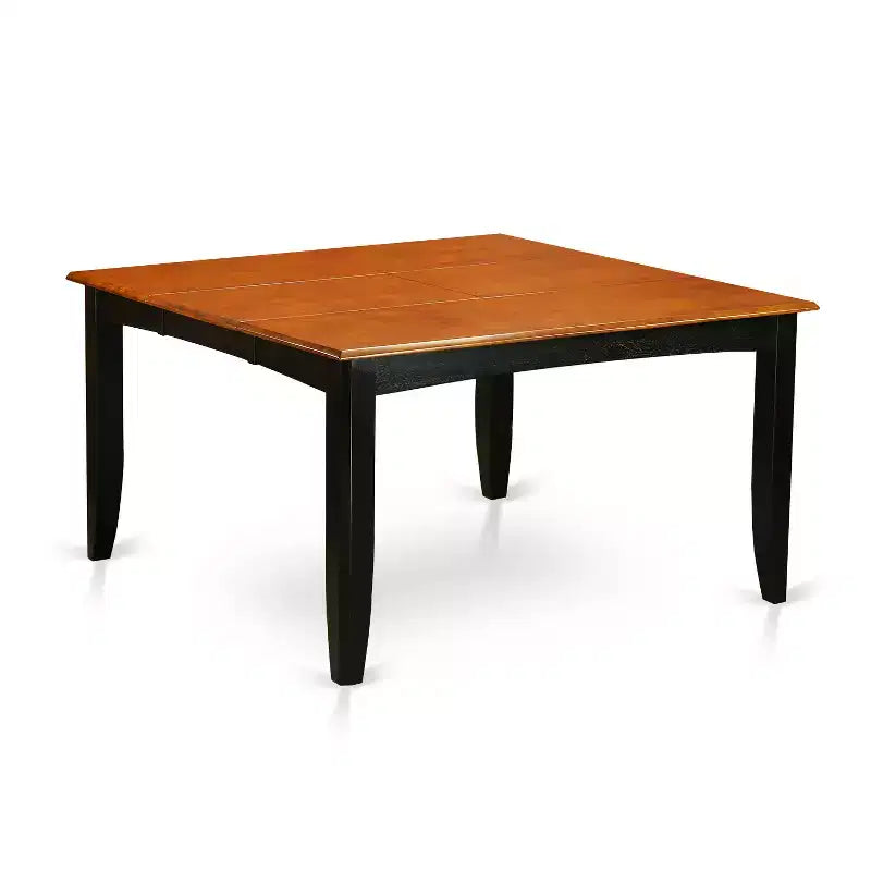 Ensemble de salle à manger HomeStock Belmont 9 pièces avec 1 table et 8 chaises en bois, noir et cerise