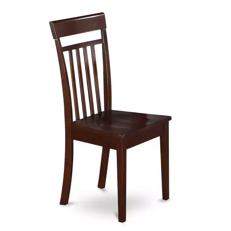 Ensemble de salle à manger classique 7 pièces - Table rectangulaire en bois et 6 chaises - Ensemble de cuisine