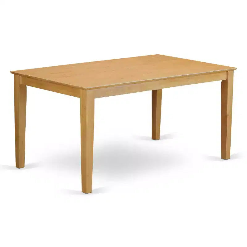 Ensemble de salle à manger victorien - Table rectangulaire 5 pièces et 4 chaises - Tissu en lin vintage - Pieds en chêne - Table 60