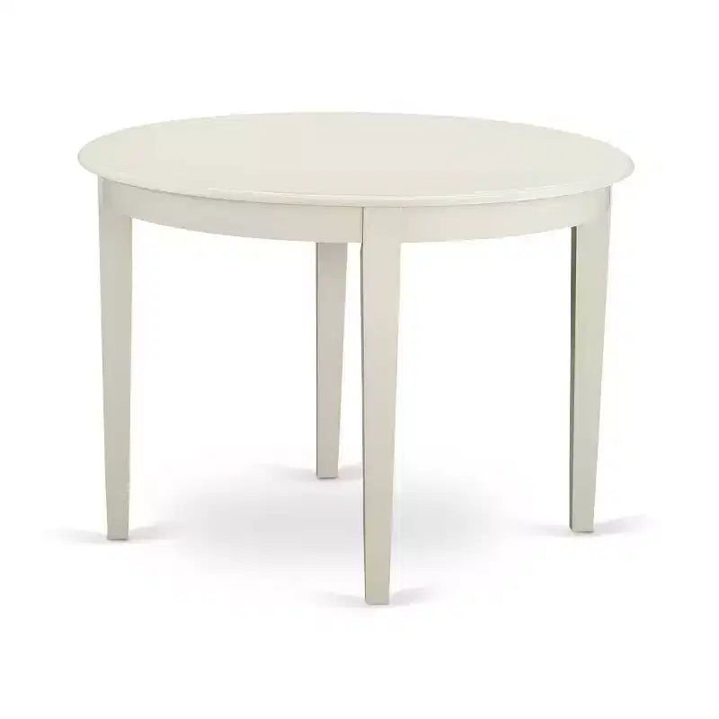 Ensemble salle à manger 3 pièces - Table de cuisine et 2 chaises - Fini blanc - Idéal pour les petits espaces
