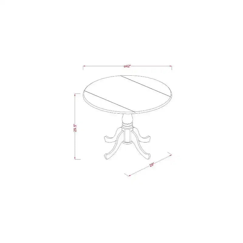 Ensemble Table à Manger Ronde avec 2 Chaises - Ensemble Table de Cuisine, Noir et Bleu Marine