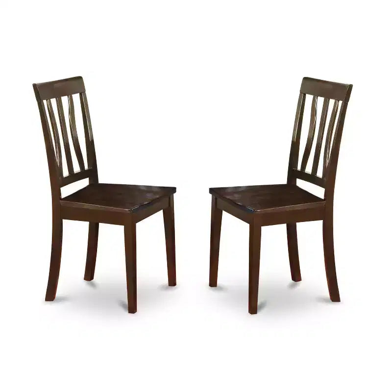 Ensemble de salle à manger rond - Table de 42 pouces et 4 chaises - Ensemble de salle à manger moderne