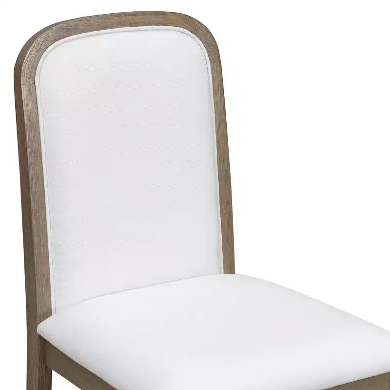 Ensemble de salle à manger extensible pour 6 personnes avec 4 chaises rembourrées, ensemble de table de cuisine rustique de style ferme avec finition vieillie
