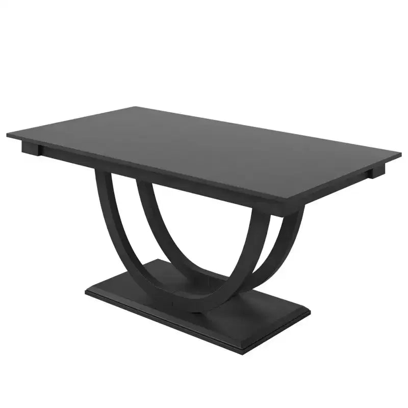Ensemble de salle à manger 6 pièces pour 6 personnes, ensemble de table de cuisine familiale avec chaises de salle à manger et banc rembourrés ergonomiques - ModernLuxe
