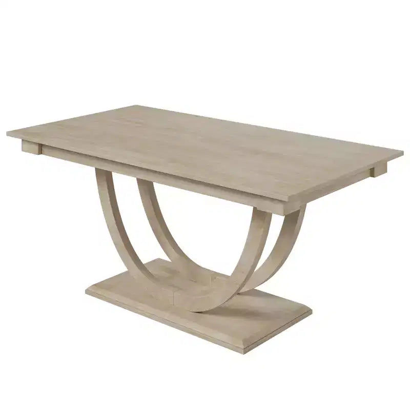 Ensemble de salle à manger 6 pièces pour 6 personnes, ensemble de table de cuisine familiale avec chaises de salle à manger et banc rembourrés ergonomiques - ModernLuxe