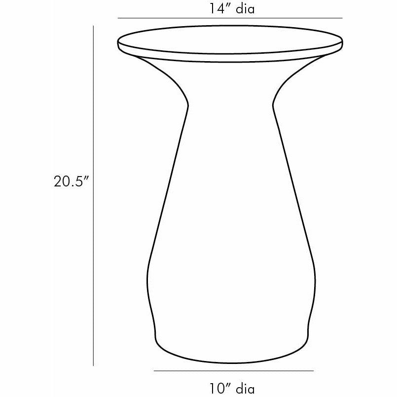 Table d'appoint contemporaine en fer avec plateau rond et base en carbone forgé à la main pour le salon