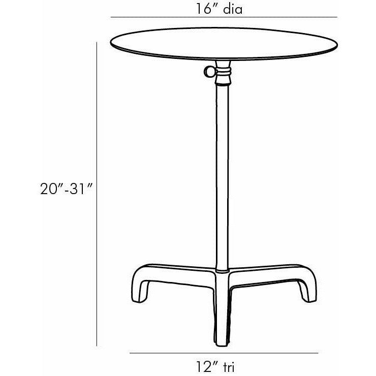 Table d'appoint de luxe en cuir et laiton avec plateau rond et surpiqûres apparentes pour salon