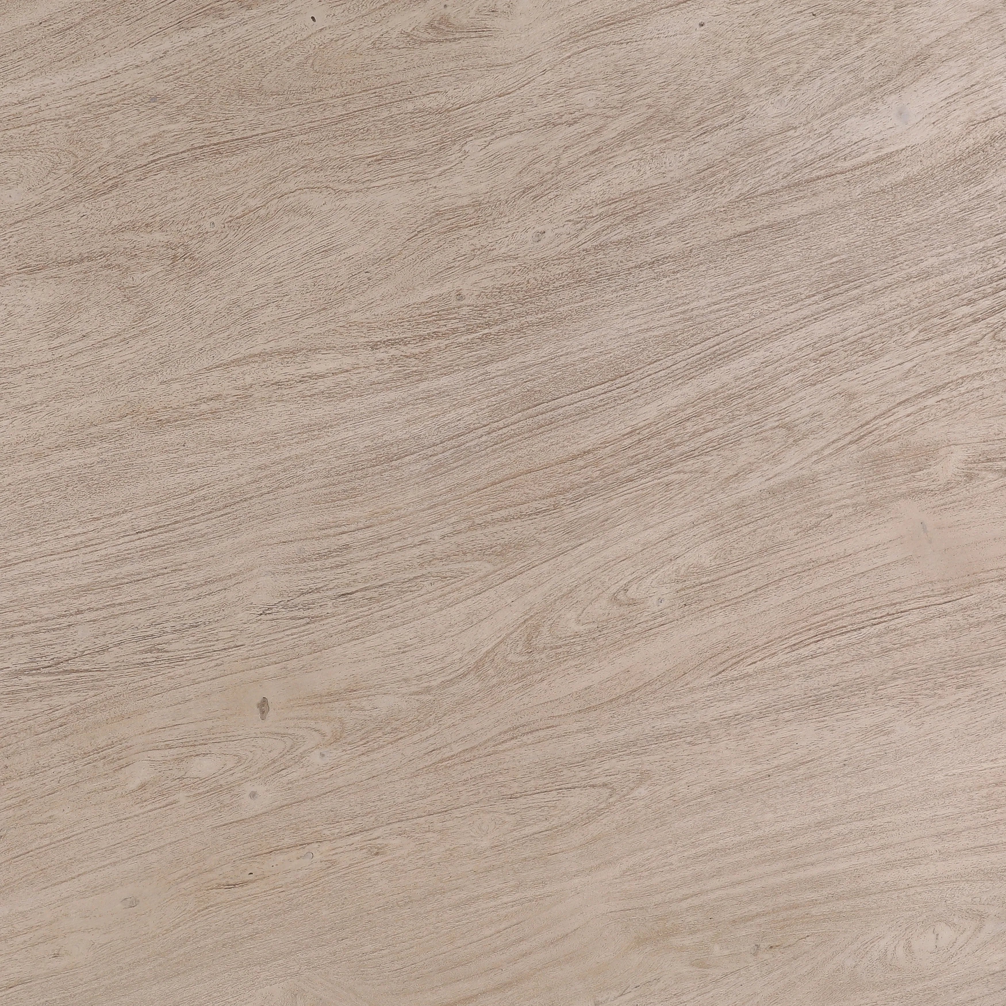 Table à manger contemporaine en bois massif avec plateau rond et pied central épuré pour salle à manger