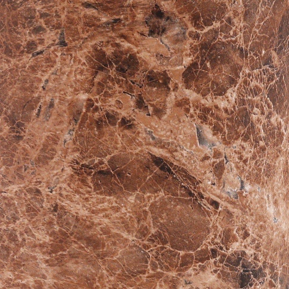 Table d'appoint en béton et marbre bio avec plateau rond et finition à variation naturelle pour le salon